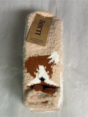 New Born Socks Women’s 5 Pair Fox Multicolor Plush Soft Cozy No Show Sock Casual